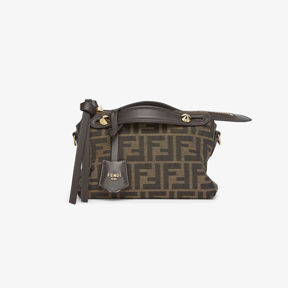 Fendi By The Way Soft Mini FF jacquard fabric bag 8BS098 AFPM F1GL7