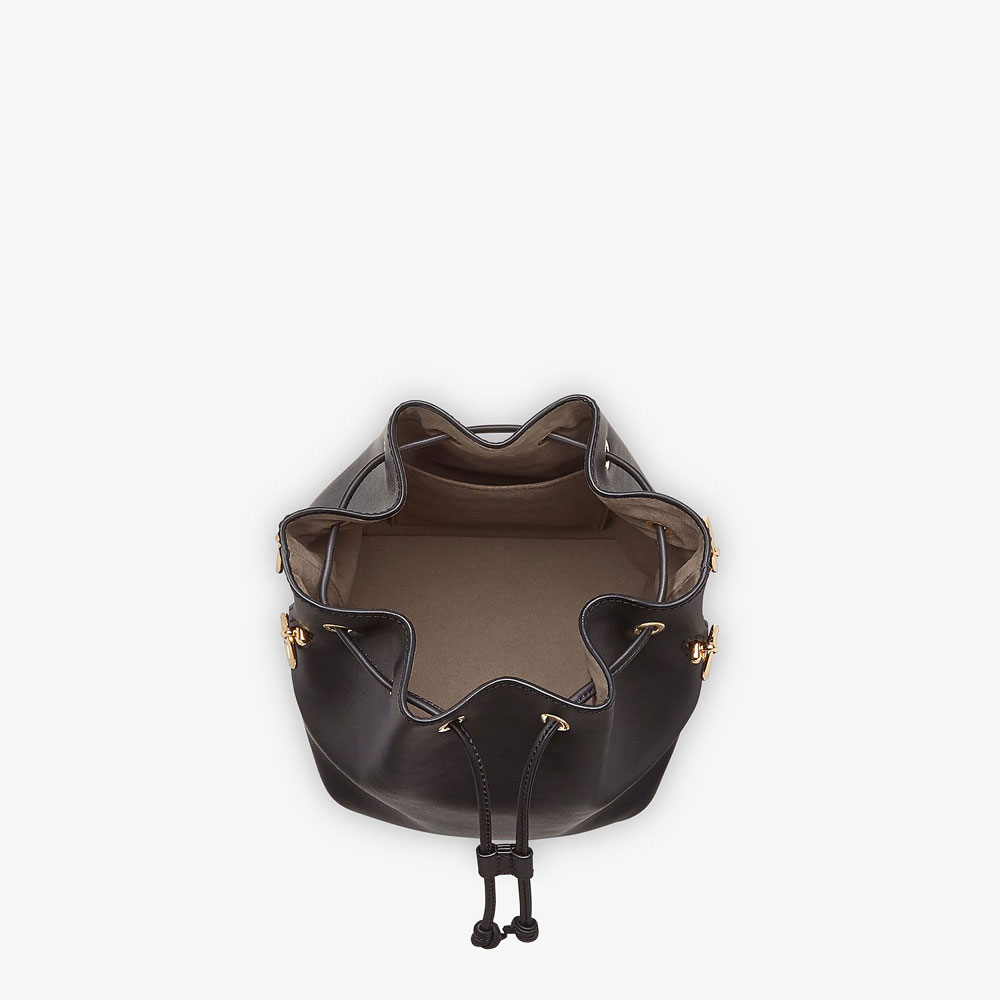 Fendi Mon Tresor Black Leather Bag 8BT298 A5DY F0KUR - Photo-4