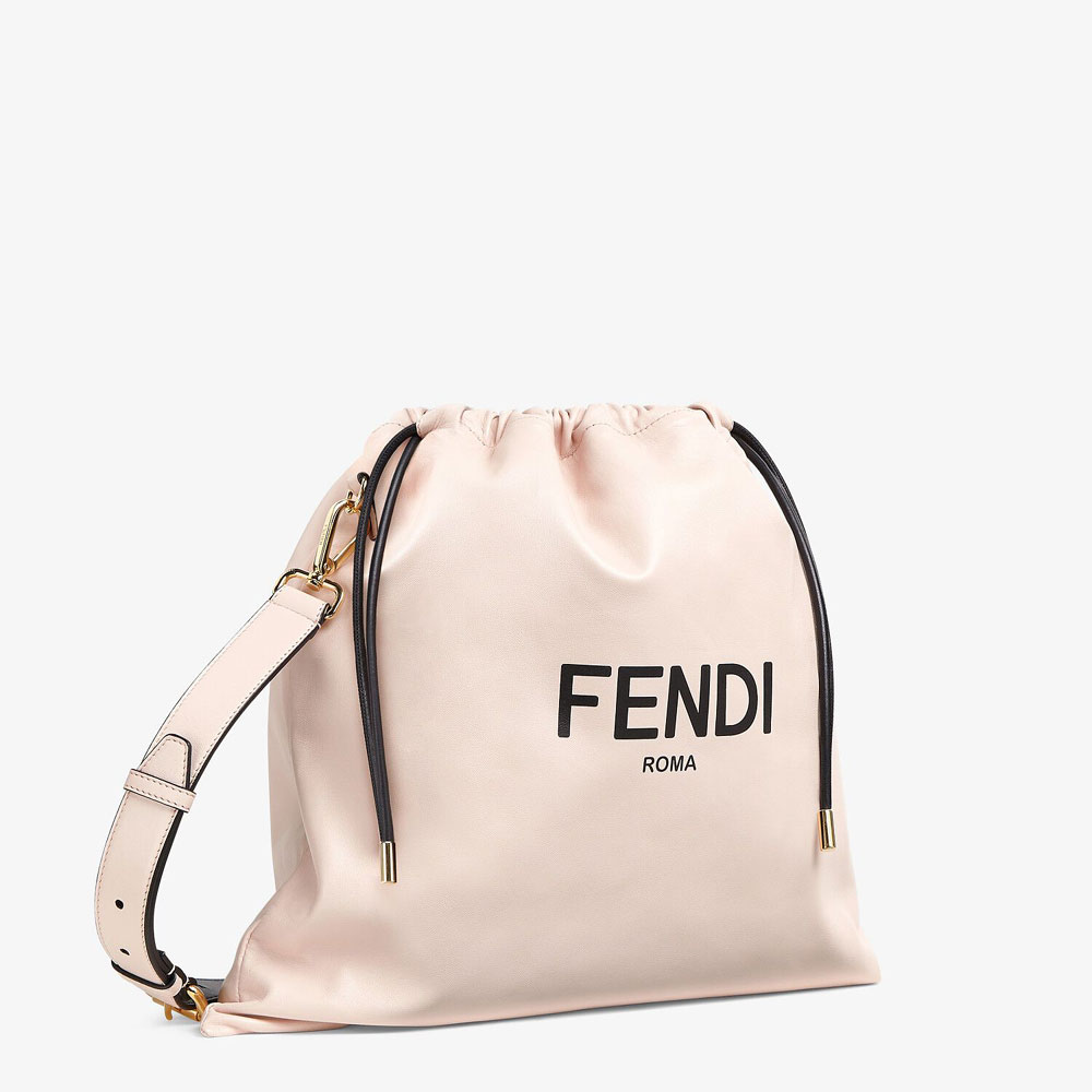 Fendi Pack Medium Pouch Pink Nappa Leather Bag 8BT338 ADM9 F1CN7 - Photo-3