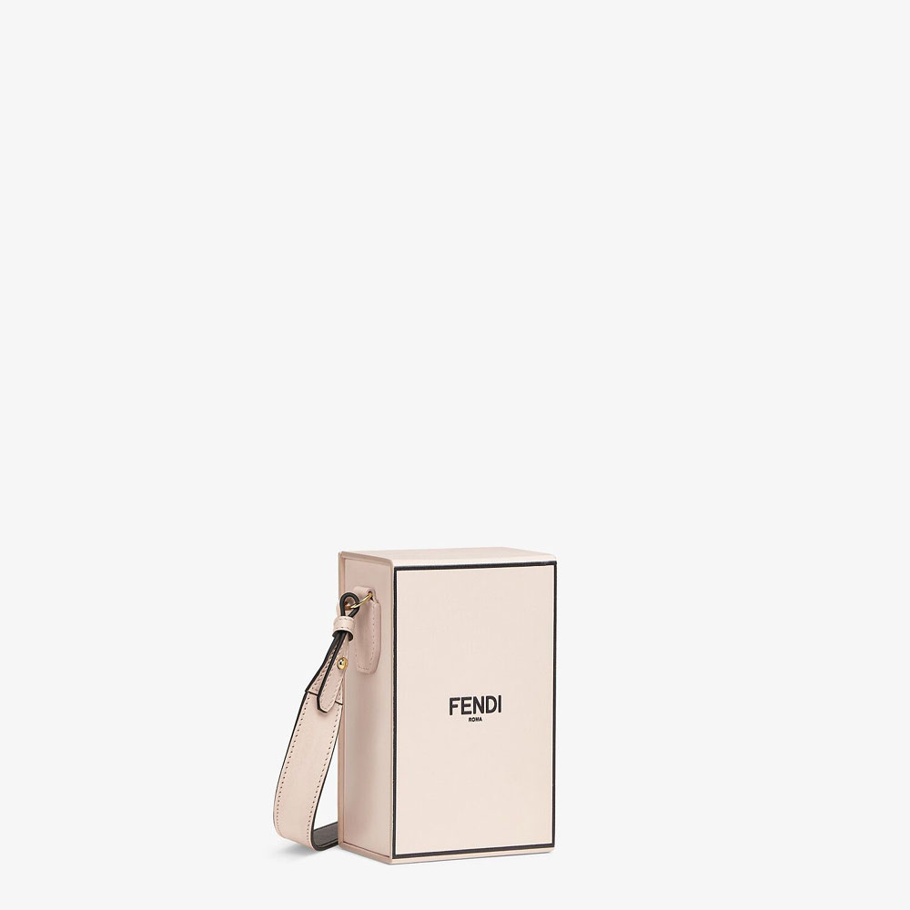 Fendi Vertical Box Pink Leather Bag 8BT339 ADP6 F1CN7 - Photo-3