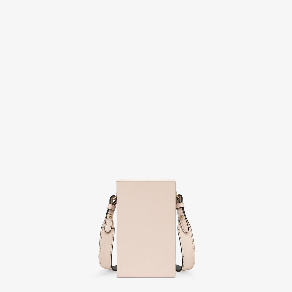 Fendi Vertical Box Pink Leather Bag 8BT339 ADP6 F1CN7 - Photo-4