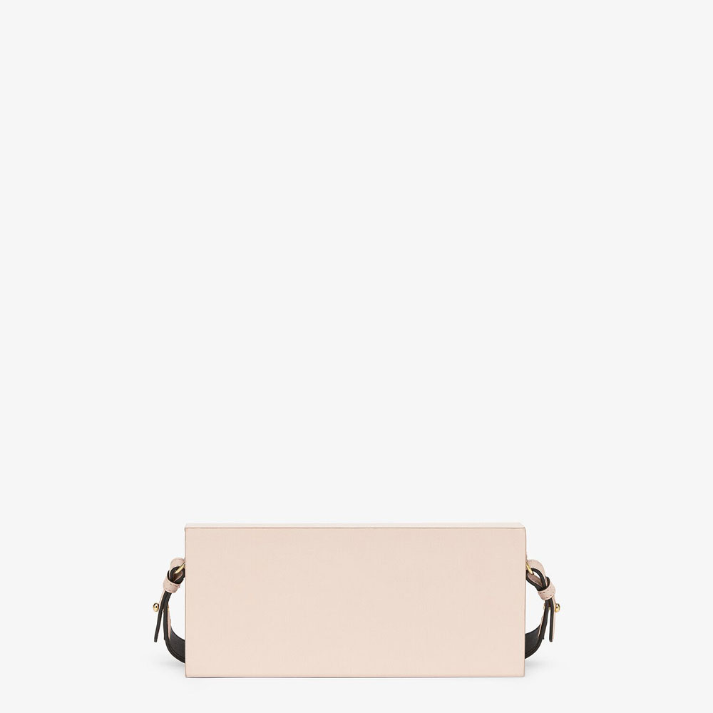 Fendi Horizontal Box Pink Leather Bag 8BT340 ADP6 F1CN7 - Photo-3