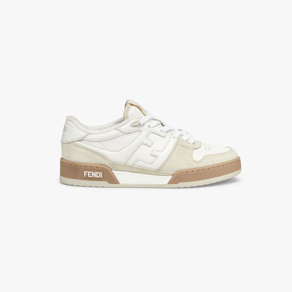 Fendi Match White suede low tops 8E8252AHH2F1FHS
