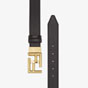 Fendi Reversible Belt Black Roman Leather 7C0344 70J F05TC - thumb-2