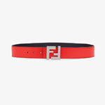 Fendi Red Leather Belt 7C0424 A9ZH F08LP