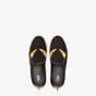 Fendi Sneaker Black Leather Slip On 7E0904 2VB F0Y2V - thumb-2