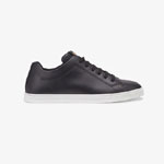 Fendi Sneakers Black Leather Low Tops 7E1075 NA7 F0KUR