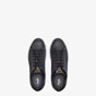 Fendi Sneakers Black Leather Low Tops 7E1075 NA7 F0KUR - thumb-2