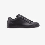 Fendi Sneakers Black Leather Low Tops 7E1075 NA7 F0QA1