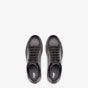 Fendi Sneakers Black Leather Low Tops 7E1075 NA7 F0QA1 - thumb-2