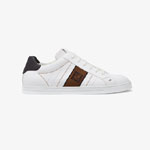 Fendi Sneakers White Leather Low Tops 7E1166 A3XL F13TH