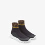 Fendi Sneakers Black Tech Fabric High Tops 7E1196 A3X0 F14ZN - thumb-2