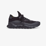 Fendi Sneakers Black Tech Mesh Running Shoes 7E1292 A9SP F18T1