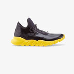 Fendi Sneakers High Tops In Black Patent Fabric 7E1317 AADG F19M6
