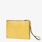 Fendi Flat Pouch Yellow Leather Pouch 7N0110 ADP6 F1CIA - thumb-2