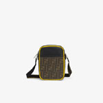 Fendi Small Messenger Pu And Black Leather Bag 7VA456 A80Q F17Q0