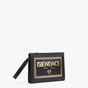 Fendi Flat Pouch Fendace Printed black pouch 7VA491AJJ2F15HM - thumb-2
