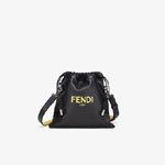 Fendi Pack Small Pouch Black Nappa Leather Bag 7VA510 ADM9 F0R2A