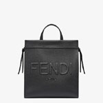 Fendi Go To Shopper Medium Black leather bag 7VA583AMACF0GXN