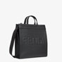 Fendi Go To Shopper Medium Black leather bag 7VA583AMACF0GXN - thumb-2