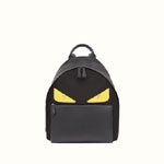 Fendi Backpack in nylon black leather with inserts 7VZ012O7EF0R2A