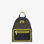 Fendi Brown Fabric Backpack 7VZ042 A80O F17Q0