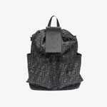 FF Jacquard Fendi Strike Medium fabric backpack 7VZ070 AG0M F0NPN