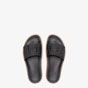 Fendi Slides Black Rubber Slides 7X1148 IA6 F0GME - thumb-2