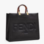 Fendi Sunshine Large Black leather shopper 8BH372ABVLF0KUR - thumb-2
