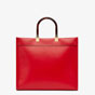 Fendi Sunshine Medium Red Leather Bag 8BH386 ABVL F0XVW - thumb-3