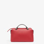 Fendi By The Way Medium Red Leather Boston Bag 8BL124 A6CO F15Z7 - thumb-4