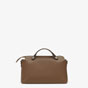 Fendi By The Way Medium Brown Leather Boston Bag 8BL146 A6CO F0H3C - thumb-3
