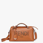 Fendi By The Way Medium Brown leather Boston bag 8BL146AC9LF0NMU
