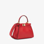 Fendi Peekaboo Iconic Mini Red leather bag 8BN244 AAFL F19TY - thumb-2
