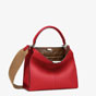Fendi Peekaboo X-Lite Medium Red Leather Bag 8BN310 A5E9 F15WH - thumb-3