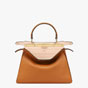Fendi Peekaboo ISeeU Medium Brown leather bag 8BN321A6V3F1D48 - thumb-2