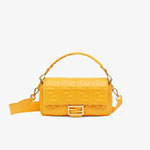 Fendi Baguette Orange Nappa Leather Bag 8BR600 A72V F1DSE