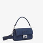 Fendi Baguette Re-Edition bag in blue denim 8BR600AL9WF0KR1 - thumb-3