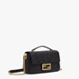 Fendi Baguette Chain Midi Black nappa leather bag 8BR793AH9CF1CFJ - thumb-2