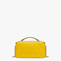 Fendi Baguette Chain Midi Yellow nappa leather bag 8BR793AH9CF1E8V - thumb-3