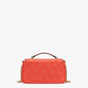 Fendi Baguette Chain Midi Red nappa leather bag 8BR793AH9CF1F2H - thumb-3