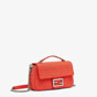 Fendi Baguette Chain Midi Red FF fabric bag 8BR793AHW5F1F2I - thumb-2