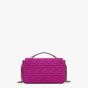 Fendi Baguette Chain Midi Purple FF fabric bag 8BR793AHW5F1GEH - thumb-3