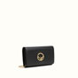 Fendi Wallet ON CHAIN WITH LOGO Black leather Mini bag 8BS004A0KKF0KUR - thumb-2