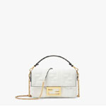 Fendi Baguette White leather bag 8BS017A72VF15AO