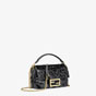 Fendi Baguette Mini Black sequin and leather bag 8BS017AMP0F0KUR - thumb-2