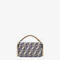 Fendi Baguette Mini Blue FF jacquard fabric bag 8BS017AOVFF1PIR - thumb-3