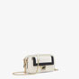 Fendi Easy 2 Baguette White Leather Mini Bag 8BS044 ADC5 F1BZY - thumb-3