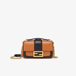 Fendi Mini Baguette Chain Nappa Leather Bag 8BS045 ACNZ F1C6X