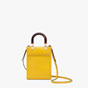 Fendi Mini Sunshine Shopper Yellow leather bag 8BS051ABVLF192E - thumb-3